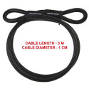 Master Lock Looped End Cable 49EURD