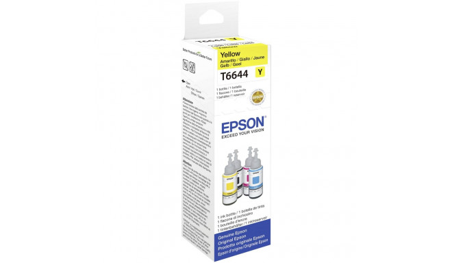 Epson kollane tindikassett T 664 70 ml T 6644