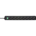 Brennenstuhl ECO-Line 8 fold black 3m + switch Brennenstuhl ECO-Line 8 fold black 3m + switch