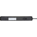 Brennenstuhl ECO-Line 8 fold black 3m + switch Brennenstuhl ECO-Line 8 fold black 3m + switch