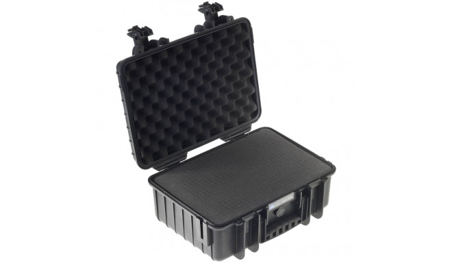 B&W Outdoor Case Type 4000 must koos vahust sisuga