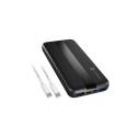 POWERBANK NATEC TREVI SLIM Q V2 10000MAH 2X USB-A 18W + 1X USB-C 20W +  USB-C - USB0-C CABLE