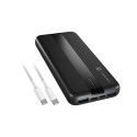 POWERBANK NATEC TREVI SLIM Q V2 10000MAH 2X USB-A 18W + 1X USB-C 20W +  USB-C - USB0-C CABLE