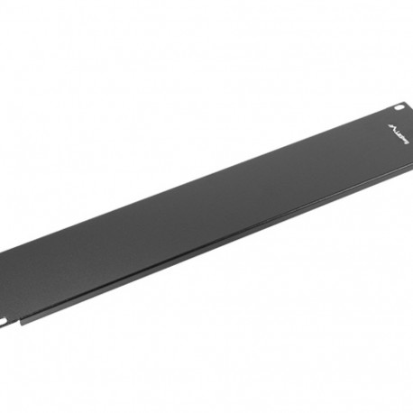 Lanberg 19" pimepaneel 2U, must