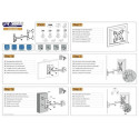 TV SET ACC WALL MOUNT BLACK/10-40" FPMA-W835 NEOMOUNTS