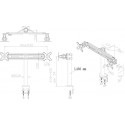 TV SET ACC DESK MOUNT BLACK/19-27" FPMA-D700D NEOMOUNTS