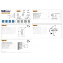 TV SET ACC WALL MOUNT SILVER/10-24" FPMA-W820 NEOMOUNTS