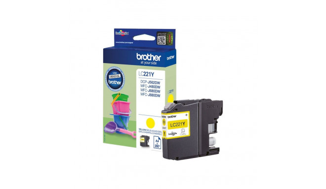 Brother ink yellow LC-221Y