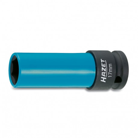 Steckschlüssel 903SLG-17, 1/2" (blau, mit farbiger Hülse, für Alu-Felgen, 17mm)