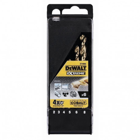 Dewalt HSS (E) -Co metalb. Set DT4956 6pcs