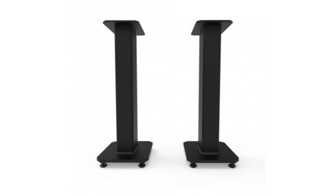 KANTO AUDIO 26" TALL FILLABLE SPEAKER STANDS WITH ISOLATION FEET -  BLACK (PAIR)