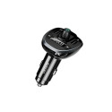 USAMS C21 käed-vabad komplekt FM-saatjaga, Bluetooth 5.0, MP3, 2xUSB 3.4A must/must CC115GC01 (US-CC