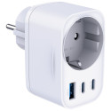 3MK Hyper Comfort Charger 30W 1xUSB-A 2xUSB-C 1xSchuko PD QC3.0 white