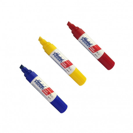Double-sided paint marker POCKET, white