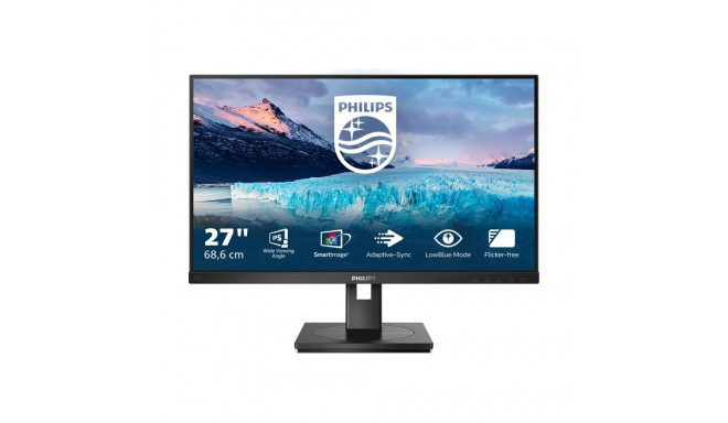 Philips 272S1M/00 | 27" | IPS | 16:9 | 75 Hz | 4 ms | 1920 x 1080 pikslit | 300 cd/m²