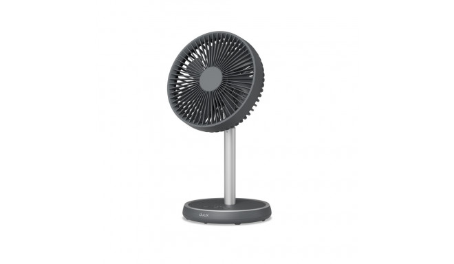 Duux Fan | Rize Flex | Stand Fan | Grey | Diameter 21 cm | Number of speeds 4 | Oscillation | 10 W