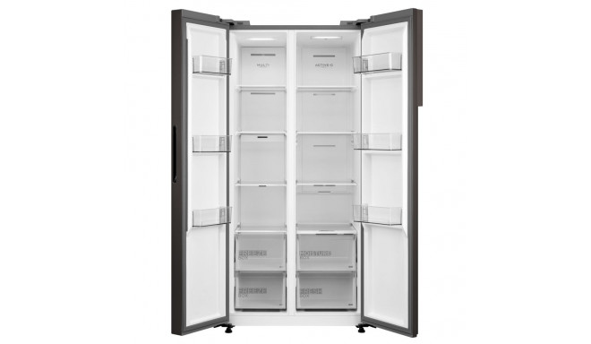 Midea külmik MDRS619FIE28 energiatõhususklass E vabaltseisev side by side kõrgus 177,5 cm No Frost s