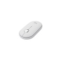 Logitech Pebble 2 M350s juhtmevaba hiir, RF juhtmevaba + Bluetooth, 4000 DPI, toonvalge