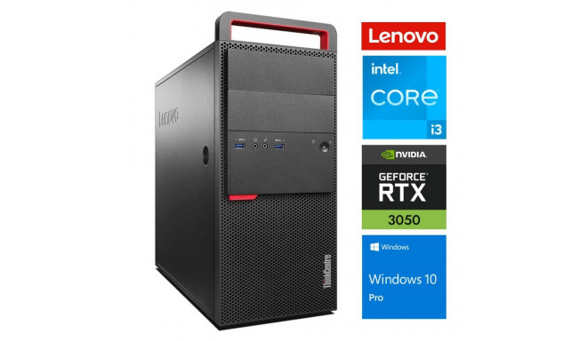 Lenovo M800 Tower i3-6100 8GB 128SSD RTX3050 6GB WIN10Pro