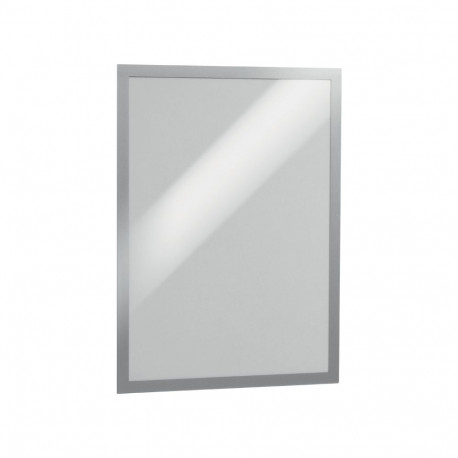 Iseliimuv infohoidja magnetkinnitusega DURABLE DURAFRAME A3, hõbehall, 2 tk