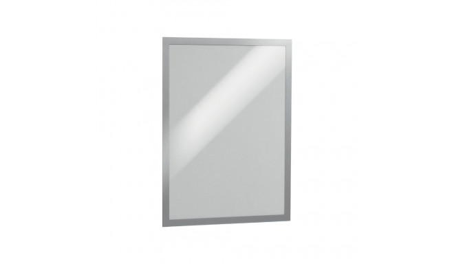 Iseliimuv infohoidja magnetkinnitusega DURABLE DURAFRAME A3, hõbehall, 2 tk