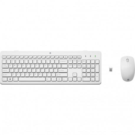 "HP Tastatur+Maus 230 Kabellos Weiß Deutsch"
