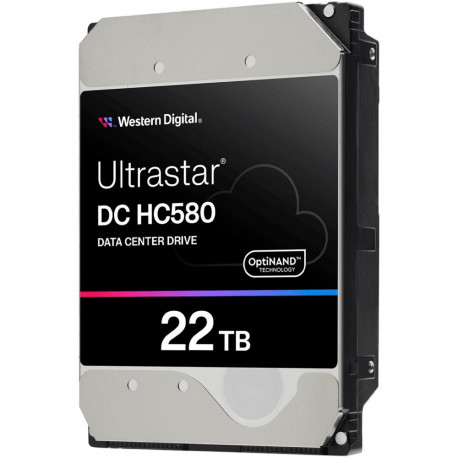 "WESTERN DIGITAL ULTRASTAR DC HC580 8,89cm 3,5Zoll 26.1MM 22TB 512MB 7200RPM SAS ULTRA 512E SE P3 DC