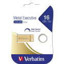 "STICK 16GB Verbatim 3.2 Metal Executive Gold retail"