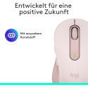 "Logitech Signature M650 Mouse optical 5 buttons wireless Bluetooth 2.4 GHz Bolt USB receiver rose"