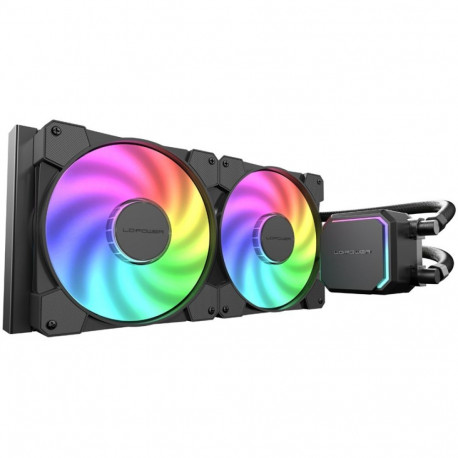 "K Cooler LC-Power LC-CC-280-B-ARGB All-in-One-Flüssigkeitskühler"
