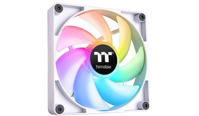 "120mm Thermaltake CT120 ARGB Sync PC Cooling Fan White 500-2000rpm - 2Pack"