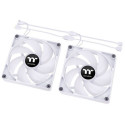 "120mm Thermaltake CT120 ARGB Sync PC Cooling Fan White 500-2000rpm - 2Pack"