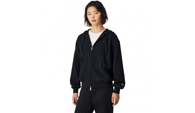 Bluza damska Champion Full Zip Hoodie Sweatshirt czarna 117787 KK001 S