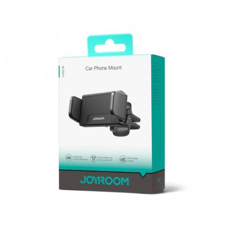 Joyroom Car Mount Clamp Holder (Air Outlet Version) 4.5-6.7 inch, Black (JR-ZS377)
