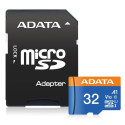 ADATA microSDHC kaart 32GB UHS-I CL10 100/20 MB/s koos adapteriga