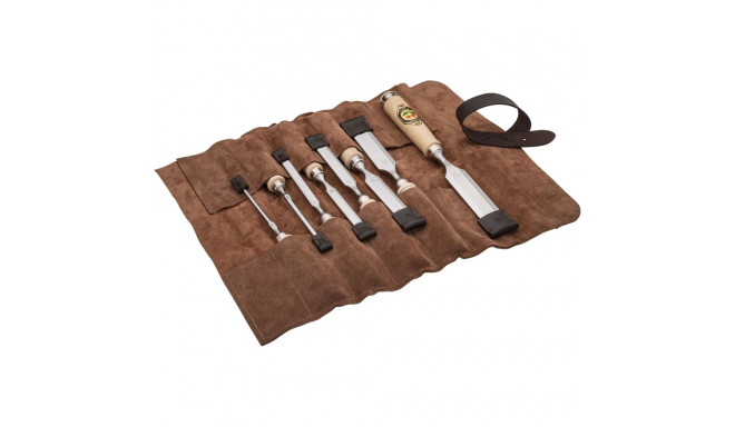 Kirschen Firmer Chisel Set 8pcs. Bag 4-6-10-12-16-20-26-30
