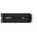 Crucial T705 jahutusradiaatoriga 2TB PCIe Gen5 NVMe M.2 SSD
