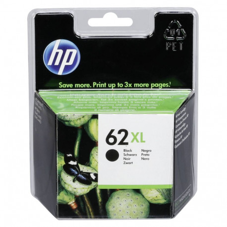 HP C2P05AE tindikassett must nr 62 XL