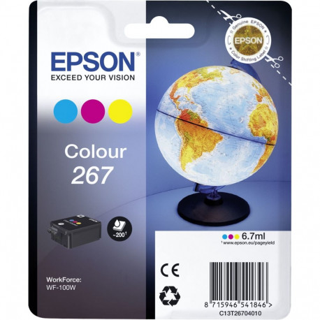Epson värviline tindikassett T 267