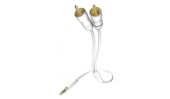 in-akustik Star audio-kaabel 3,5 mm jack-pistik - cinch 0,5 m