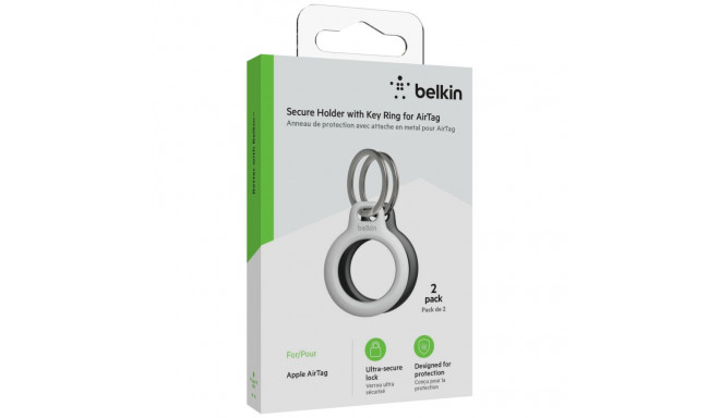 Belkin võtmehoidja Apple AirTagile, must/valge MSC002btH35