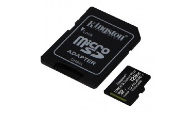 KINGSTON 128GB MICROSDHC CANVAS SELECT PLUS 100R