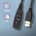 Axagon USB-A - USB-A 10 m must USB-kaabel (ADR-310)