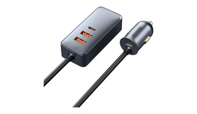 Baseus Share Together autolaadija 2x USB / 2x USB Type C 120W PPS kiirlaadimine (CCBT-A0G)