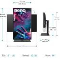 Monitor 25 inch PD2506Q QHD 5ms/2K/IPS/GL/HDMI