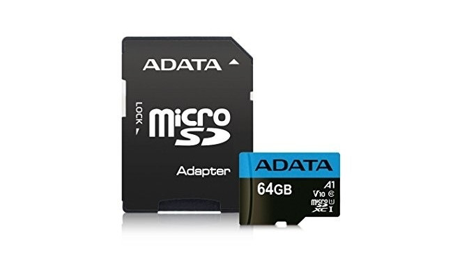 microSD Premier 64GB UHS1/CL10/A1+adapter