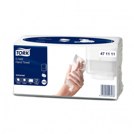 Lehträtik Tork H3 natural C-fold  2-kihiline 120 lehte/kiles  (lehe mõõt 24x27,5cm)