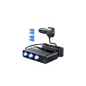 Joyroom Car Charger 9-in-1, (C+U+U+U+U+U+ 3 cigarette lighter socket) 154W, Black (JR-CL06)