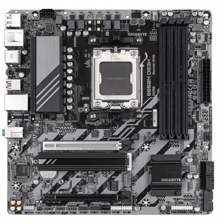 GIGABYTE emaplaat B850M DS3H AMD Ryzen 9000 seeria protsessoritele 16+2+2-faasine digitaalne VRM kun