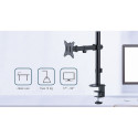 Gembird MA-D1-03 monitor mount / stand 81.3 cm (32") Desk Black